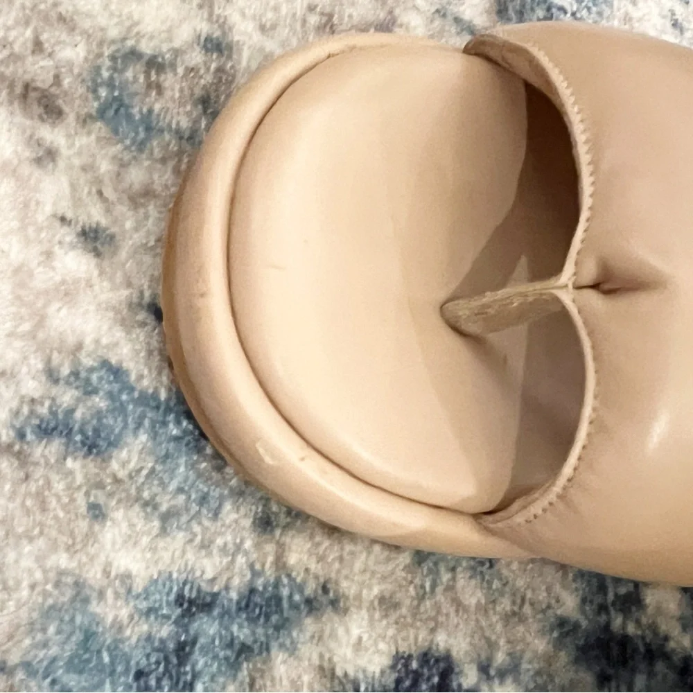 Kelsi Dagger Puffy Traveler Slide Sandal Tan 7